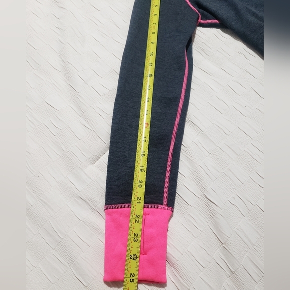 Nike Therma-Fit Hoodie XS - Gray/Pink /Blue Swoosh High Neck Thumb holes NWOT - Picture 5 of 7